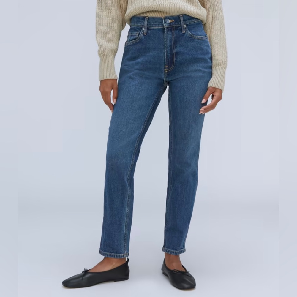 Everlane The Original Cheeky Jean, size 29, Tall, Washed Midnight